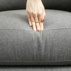 HOMCOM Recliner Sofa Couch With Easy Pull Handles And Adjustable Footrest, 3 Seater Sofa Modern Couch, Gray -Homcom Shop GUEST 01285fca bf0d 4ab6 9636 ed4f6bbd7658