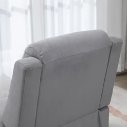 HOMCOM Contemporary Manual Recliner Chair With Footrest, Sofa Armchair For Living Room Bedroom, Gray -Homcom Shop GUEST 0b2b2683 3b89 4df6 bdbb 7f208d81fb2d