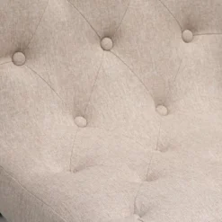 HOMCOM Bar Stools Set Of 4, Swivel Bar Chairs, 25.5" High Fabric Tufted Breakfast Barstools For Kitchen Counter, Beige -Homcom Shop GUEST 0d748c16 3c87 42f8 b6f9 d5376cad6d57