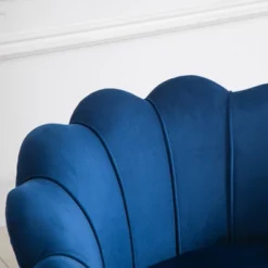 HomCom Elegant Velvet Upholstered Accent Leisure Club Chair With Gold Metal Legs -Homcom Shop GUEST 17944fc6 ba91 4e26 a8d8 2453f7f19394