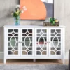 HOMCOM Modern Sideboard With Storage, Console Table, Buffet Cabinet With Glass Doors For Living Room, White 1 HOMCOM Modern Sideboard With Storage, Console Table, Buffet Cabinet With Glass Doors For Living Room, White -Homcom Shop GUEST 17b14e62 c9e8 4670 a755 7f26edcd629f