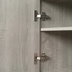 HOMCOM 72" Kitchen Buffet With Hutch, Freestanding Pantry Cupboard With Utility Drawer, 2 Door Cabinets And Countertop, Grey Wood Grain 9 HOMCOM 72" Kitchen Buffet With Hutch, Freestanding Pantry Cupboard With Utility Drawer, 2 Door Cabinets And Countertop, Grey Wood Grain -Homcom Shop GUEST 1805ae92 5e0b 4a22 89ef 02ef16d93602