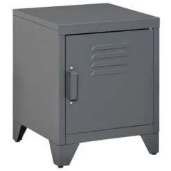 HOMCOM Industrial End Table, Living Room Side Table With Locker-Style Door And Adjustable Shelf 17 HOMCOM Industrial End Table, Living Room Side Table With Locker-Style Door And Adjustable Shelf -Homcom Shop GUEST 1b882ce4 4de1 4491 8038 b53f36012a21