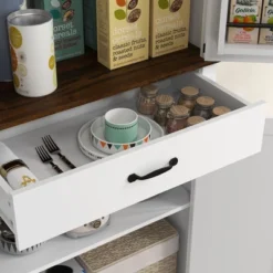 HOMCOM Tall Kitchen Pantry Cabinet, Farmhouse Storage Cabinet With Barn Doors, 6 Door Shelves, Drawer, Adjustable Shelves, Freestanding Cupboard 12 HOMCOM Tall Kitchen Pantry Cabinet, Farmhouse Storage Cabinet With Barn Doors, 6 Door Shelves, Drawer, Adjustable Shelves, Freestanding Cupboard -Homcom Shop GUEST 1c65f928 c1a4 495a 8b3d c9e2e258e170