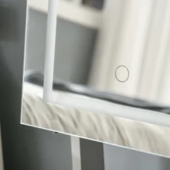 HOMCOM Floor Standing Jewelry Cabinet With LED Light, Lockable Jewelry Organizer With Full-Length Mirror, And 4 Adjustable Angles -Homcom Shop GUEST 1d2f77c7 7d10 4707 8911 81372540e2ba