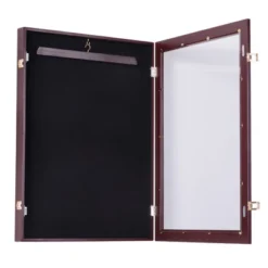 HOMCOM 35” X 26” UV-Resistant Sports Jersey Frame Display Case - Cherry Brown -Homcom Shop GUEST 219ee2c0 7ca6 4dda 8a15 7188678d3371