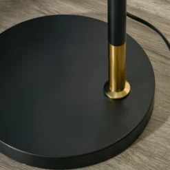 HOMCOM Arc Floor Lamp, Standing Reading Light, With Adjustable Lampshade, And Round Base For Living Room, Office, Or Bedroom, Black/ Gold 10 HOMCOM Arc Floor Lamp, Standing Reading Light, With Adjustable Lampshade, And Round Base For Living Room, Office, Or Bedroom, Black/ Gold -Homcom Shop GUEST 247f7aa8 52cf 46f7 b3f6 e801e9d02d58
