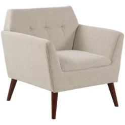 HOMCOM Traditional Living Room Chair, Armchair With Button Tufted Polygonal Straight Back, Single Sofa With Thick Padding -Homcom Shop GUEST 280986d6 6bd3 470a b4cd f38acf8bfb4a