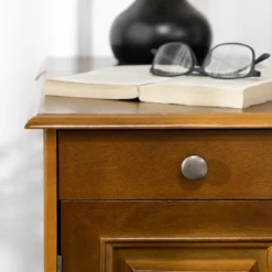 HOMCOM Side Table With Flip Top, Slim End Table With Storage Drawer And Cabinet For Living Room, Set Of 2, Espresso -Homcom Shop GUEST 287a50c1 8053 478e bc5c 80d598356860