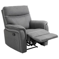 HOMCOM Manual Recliner Armchair With Thick Padded Headrest, Back And Footrest And Adjustable 150 Degree Angle, Gray 9 HOMCOM Manual Recliner Armchair With Thick Padded Headrest, Back And Footrest And Adjustable 150 Degree Angle, Gray -Homcom Shop GUEST 2a0d1827 f786 42b1 99c6 e904a57d04b1