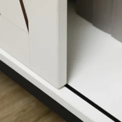 HOMCOM Buffet Cabinet, Farmhouse Sideboard, Coffee Bar Cabinet With Adjustable Shelf, Sliding Barn Door For Kitchen And Living Room -Homcom Shop GUEST 2a276d8c e2cd 4b18 a64e 1e79f0f657bc