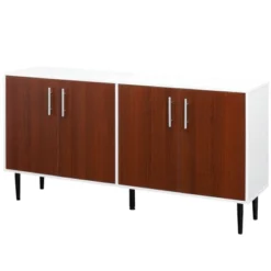 HOMCOM Modern Sideboard, Buffet Cabinet, Console Table With Adjustable Shelves, Anti-Topple Design, And Large Countertop, Brown -Homcom Shop GUEST 2bd9b3f6 78e9 46ab a2f0 3c66c2224a02