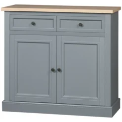 HOMCOM Sideboard Buffet Cabinet With Storage Drawers, 2 Door Kitchen Storage Cabinet With Adjustable Shelves, Coffee Bar For Living Room, Dark Gray -Homcom Shop GUEST 2d0e8704 c6b1 4b38 9075 fce923fc4793