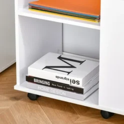 HOMCOM Filing Cabinet/Printer Stand With Open Storage Shelves, For Home Or Office Use, Including An Easy Drawer -Homcom Shop GUEST 2ff58e82 e313 4e15 b937 fb3f752dd2c1