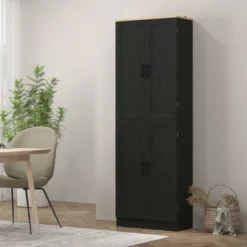 HOMCOM 67" Freestanding Kitchen Pantry, 4-Door Storage Cabinet Organizer With Adjustable Shelves And Doors -Homcom Shop GUEST 310b5e75 1f76 483f a6ac 6f67cee7ea62