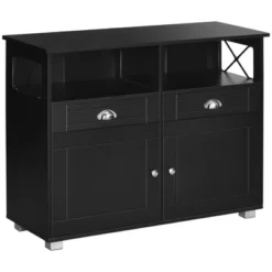 HOMCOM Sideboard Buffet Table Storage Cabinet With Large Tabletop, 2 Cabinets, 2 Drawers And Crossbar Side Design 14 HOMCOM Sideboard Buffet Table Storage Cabinet With Large Tabletop, 2 Cabinets, 2 Drawers And Crossbar Side Design -Homcom Shop GUEST 3529a541 334e 4871 8a5f 57742a23289d