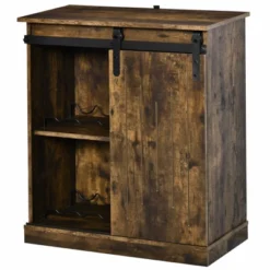 HOMCOM Industrial Sideboard Storage Cabinet, Serving Bar Buffet With Sliding Barn Door And 6-Bottle Wine Rack 11 HOMCOM Industrial Sideboard Storage Cabinet, Serving Bar Buffet With Sliding Barn Door And 6-Bottle Wine Rack -Homcom Shop GUEST 36862958 f582 4cdb bca3 c6ea474c5d3f