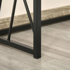 HOMCOM 47.25" Console Table, Industrial Sofa Table With Metal Frame For Living Room, Or Hallway, Natural/Black -Homcom Shop GUEST 39a23a54 4142 47f8 9f21 81db295b086c