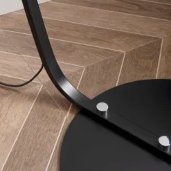 HOMCOM Arched Floor Lamp, Modern Standing Lamp With Foot Switch & Metal Base, Corner Reading Lamps Tall Pole Light For Office Bedroom Living Room -Homcom Shop GUEST 3f29eebf 208b 4d1a 95fe 6d5e075eab66