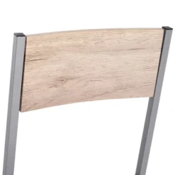 HOMCOM 5 Piece Modern Rectangular Dining Room Table Set With 4 Metal Frame Chairs For Kitchen, Breakfast Nook, Dinette -Homcom Shop GUEST 3f359780 3244 433f 9bbb fec386460fe3