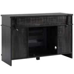 HOMCOM Electric Fireplace TV Stand Console For TV's Up To 50", Living Room Entertainment Center With Adjustable Shelves, 6 Cubby Storage, Espresso -Homcom Shop GUEST 44d8361c de63 450a ac18 e12ed2e90b96