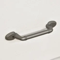 HOMCOM Wooden Farmhouse Sideboard, Storage Buffet Cabinet With 2 Large Drawers, X-Shaped Wine Rack, And Cabinets, Distressed White -Homcom Shop GUEST 49738b90 c332 47d5 9a7f ffdc0f5832b4