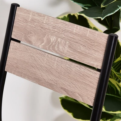 HOMCOM 5-Piece Dining Table Furniture Set Modern Industrial Table With 4 Chairs For Dining Room, Kitchen 7 HOMCOM 5-Piece Dining Table Furniture Set Modern Industrial Table With 4 Chairs For Dining Room, Kitchen - Image 5