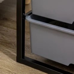 HOMCOM Dresser Storage Drawers With 6 Plastic Bins And Steel Frame, Crafting Bins For Living Room, Bedroom, Grey 11 HOMCOM Dresser Storage Drawers With 6 Plastic Bins And Steel Frame, Crafting Bins For Living Room, Bedroom, Grey -Homcom Shop GUEST 528ddbb6 753c 45ad 8d7f 29f50e414848