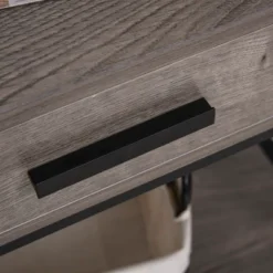 HOMCOM Industrial End Table With Drawer And Bottom Shelf, Mobile Side Table With 4 Wheels For Living Room, Bedroom -Homcom Shop GUEST 53b2b014 dd73 42be bc8d 5d847790dcb0