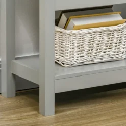 HOMCOM 70" Kitchen Buffet Hutch With 3-Tier Shelving, Freestanding Storage Pantry Cabinet With Adjustable Shelves, Countertop, Gray -Homcom Shop GUEST 584c24f1 97aa 4299 838b 682fa5ffb501