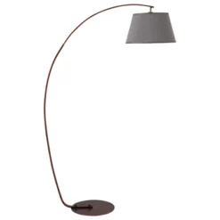 HOMCOM Arched Floor Lamp, Modern Standing Lamp With Foot Switch & Metal Base, Corner Reading Lamps Tall Pole Light For Office Bedroom Living Room -Homcom Shop GUEST 5e9e80d5 9ebe 446d 904b 87cf3328597f