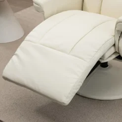 HOMCOM Manual Recliner, Swivel Lounge Armchair With Side Pocket, Footrest And Cup Holder For Living Room, Cream White 10 HOMCOM Manual Recliner, Swivel Lounge Armchair With Side Pocket, Footrest And Cup Holder For Living Room, Cream White -Homcom Shop GUEST 5f32d845 a487 4842 ab42 aa05b35972fa