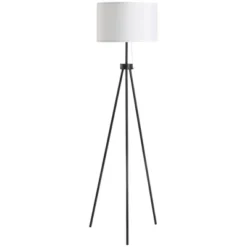 HOMCOM 59.75" Tripod Floor Lamp With Pull Chain Standing, Fabric Lampshade E26 Lamp Holder Steel For Living Room, Bedroom, Office 14 HOMCOM 59.75" Tripod Floor Lamp With Pull Chain Standing, Fabric Lampshade E26 Lamp Holder Steel For Living Room, Bedroom, Office -Homcom Shop GUEST 605b5258 9ce8 423e ad95 fbdd2161d418