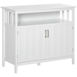 HOMCOM Sideboard Buffet Server Table With 2 Doors, Kitchen Storage Cabinet With Adjustable Shelves For Kitchen 16 HOMCOM Sideboard Buffet Server Table With 2 Doors, Kitchen Storage Cabinet With Adjustable Shelves For Kitchen -Homcom Shop GUEST 628a5713 2c8c 450e b280 b444e69096a5