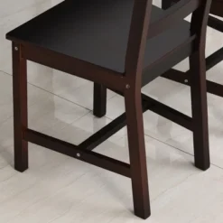 HOMCOM 5 Piece Dining Room Table Set, Wooden Kitchen Table And Chairs For Dinette, Breakfast Nook -Homcom Shop GUEST 67a3f598 80f3 41f5 b2e0 f925d69733bb