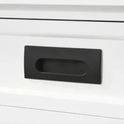 HOMCOM Console Table With 2 Storage Drawers And Open Shelf, Modern Sofa Table For Hallway, Living Room, Or Bedroom, White -Homcom Shop GUEST 67dc2a81 82b9 4fae 8a69 86aa300a301c