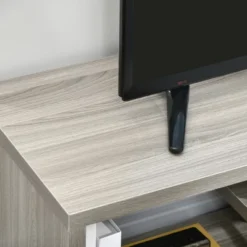 HOMCOM Modern TV Stand For TVs Up To 45", TV Cabinet With Storage Shelf And Drawer, Entertainment Center For Living Room Bedroom, Gray -Homcom Shop GUEST 6c1c5daf 1f1d 4d03 9ab3 425fa16bc6ca