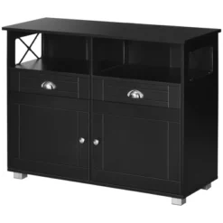 HOMCOM Sideboard Buffet Table Storage Cabinet With Large Tabletop, 2 Cabinets, 2 Drawers And Crossbar Side Design 11 HOMCOM Sideboard Buffet Table Storage Cabinet With Large Tabletop, 2 Cabinets, 2 Drawers And Crossbar Side Design -Homcom Shop GUEST 6ec56692 28e6 460d 91f2 a264a05d6413