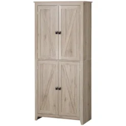 HOMCOM 72" Freestanding 4-Door Kitchen Pantry, Storage Cabinet Organizer With 4-Tiers, And Adjustable Shelves, Natural 9 HOMCOM 72" Freestanding 4-Door Kitchen Pantry, Storage Cabinet Organizer With 4-Tiers, And Adjustable Shelves, Natural -Homcom Shop GUEST 730e8f62 f819 4e8e 86ea 064402eb2a25