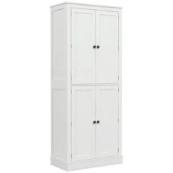 HOMCOM 72" Kitchen Pantry, 4-Door Kitchen Cabinet With 5-tier Storage Shelving, 8 Spice Racks, Interior Drawer And Adjustable Shelves, White 9 HOMCOM 72" Kitchen Pantry, 4-Door Kitchen Cabinet With 5-tier Storage Shelving, 8 Spice Racks, Interior Drawer And Adjustable Shelves, White -Homcom Shop GUEST 77f07915 9219 436e bcf4 4bd009d268a6