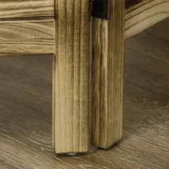 HOMCOM Room Divider, 5.5' Tall Wood Indoor Portable Folding Privacy Screens, Double Hinged Partition Wall Dividers For Home, Brown -Homcom Shop GUEST 7a33761b 238a 4ec8 b588 5da39d847c98