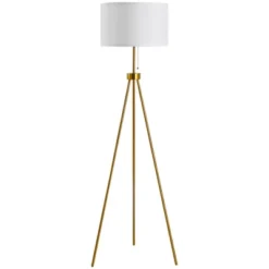 HOMCOM 59.75" Tripod Floor Lamp With Pull Chain Standing, Fabric Lampshade E26 Lamp Holder Steel For Living Room, Bedroom, Office 15 HOMCOM 59.75" Tripod Floor Lamp With Pull Chain Standing, Fabric Lampshade E26 Lamp Holder Steel For Living Room, Bedroom, Office -Homcom Shop GUEST 7a34f8b6 c21e 4242 839c 36140564e59b