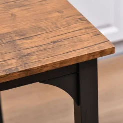 HOMCOM 5 PC Modern Counter Height Bar Table Set Compact Kitchen Table 4 Chairs Set With Footrest, Metal Legs 13 HOMCOM 5 PC Modern Counter Height Bar Table Set Compact Kitchen Table 4 Chairs Set With Footrest, Metal Legs -Homcom Shop GUEST 7a5952e8 d99e 4c3f 9d6a fda84bd2a4b4