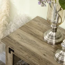 HOMCOM Farmhouse Sideboard, Buffet Cabinet, Coffee Bar Cabinet With 4 Glass Doors, Credenza, Distressed Grey -Homcom Shop GUEST 7d7eaeb4 6630 40d1 b85c aa7891531c30