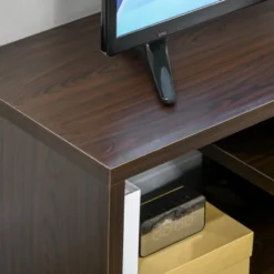 HOMCOM Modern TV Stand For TVs Up To 45", TV Cabinet With Storage Shelf And Drawer, Entertainment Center For Living Room Bedroom, Walnut -Homcom Shop GUEST 7f818f96 ef85 4f5d b159 87290bc4466d