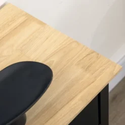 HOMCOM Modern Sideboard With Drawers, Buffet Cabinet With Storage Cabinets, Rubberwood Top For Living Room, Kitchen, TV Stand Up To 60 Inches, Black 11 HOMCOM Modern Sideboard With Drawers, Buffet Cabinet With Storage Cabinets, Rubberwood Top For Living Room, Kitchen, TV Stand Up To 60 Inches, Black -Homcom Shop GUEST 8359eb02 154c 4759 b9a6 8bd4638886c1