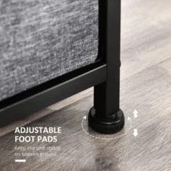 HOMCOM 8-Drawer Dresser, 3-Tier Fabric Chest Of Drawers, Storage Tower Organizer Unit With Steel Frame For Bedroom, Hallway -Homcom Shop GUEST 8fc6d466 7d4b 47f1 b024 6165aa25d06d