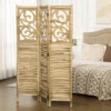 HOMCOM Room Divider, 5.5' Tall Wood Indoor Portable Folding Privacy Screens, Double Hinged Partition Wall Dividers For Home, Brown 1 HOMCOM Room Divider, 5.5' Tall Wood Indoor Portable Folding Privacy Screens, Double Hinged Partition Wall Dividers For Home, Brown -Homcom Shop GUEST 909ade66 27f2 4b81 a732 a93ccea413d8