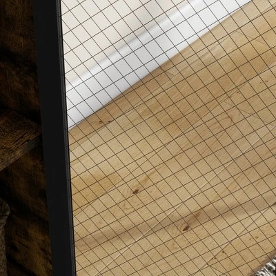 HOMCOM Kitchen Bakers Rack, Microwave Stand, Coffee Bar With Adjustable Shelves, 4 Hooks For Spices, Pots And Pans, Rustic Brown 7 HOMCOM Kitchen Bakers Rack, Microwave Stand, Coffee Bar With Adjustable Shelves, 4 Hooks For Spices, Pots And Pans, Rustic Brown - Image 5