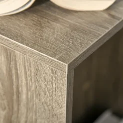 HOMCOM C-Shaped Sofa Side Table Mobile End Table With Storage And Wheels For Living Room, Bedroom, Office -Homcom Shop GUEST 93532288 dab1 4321 b36e 94947e5f1b8a